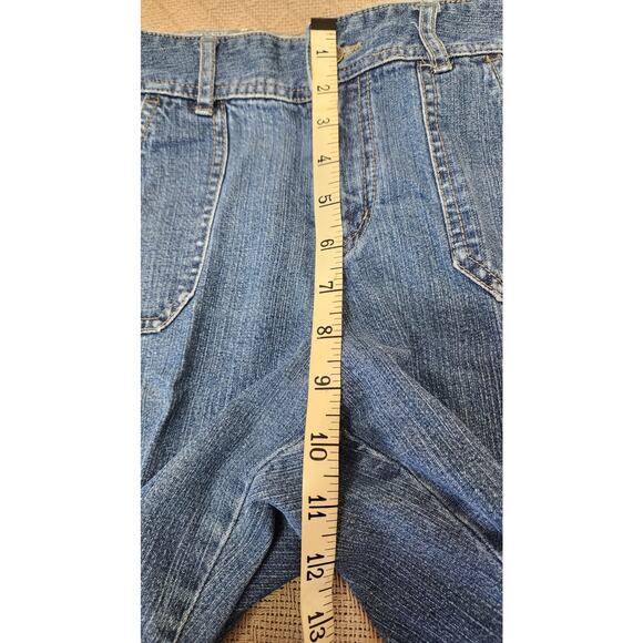 C J Banks Denim Mid Rise Denim Capri Pants with 2 Pockets Women's Size 4 - Picture 6 of 10
